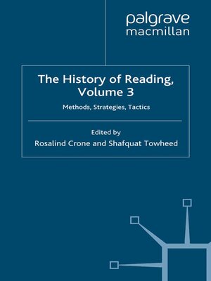 cover image of The History of Reading, Volume 3